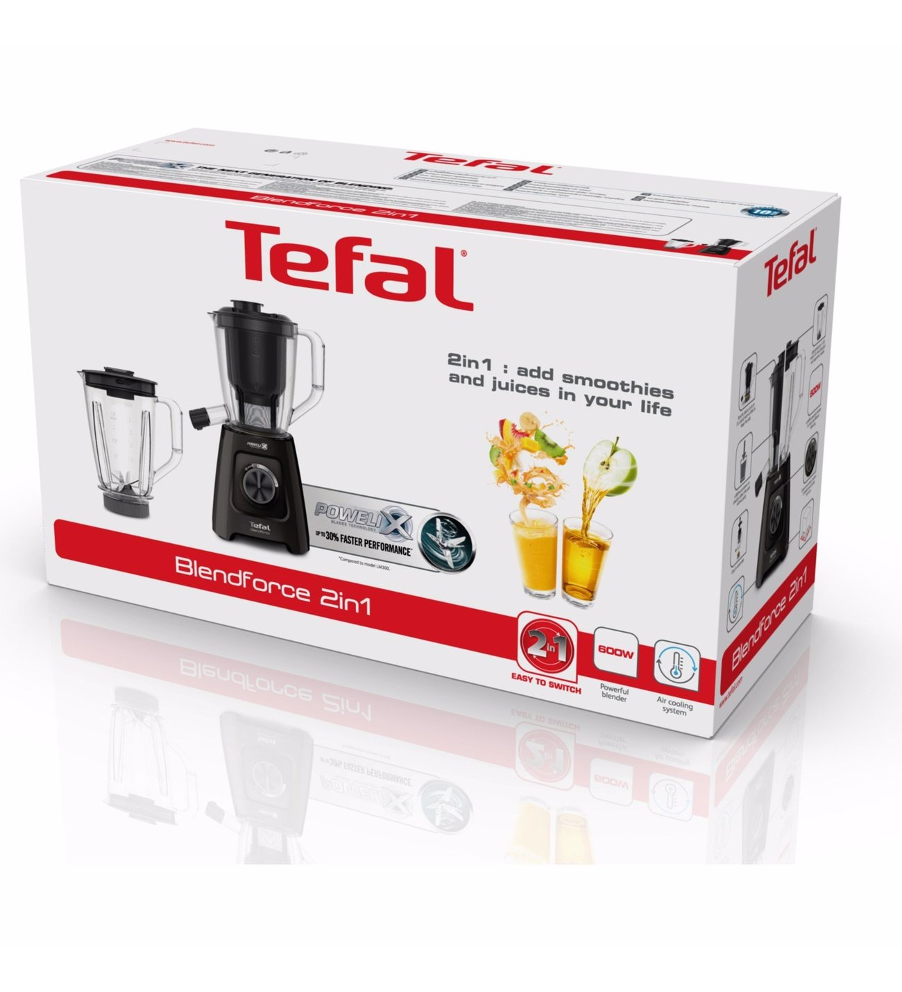 Juicer Blendforce Smoothie Blender Blendforce Glass 500w Tefal 