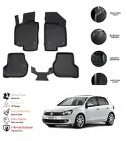 Vw Golf 6 2009-2012 3D Havuzlu Paspas OTL