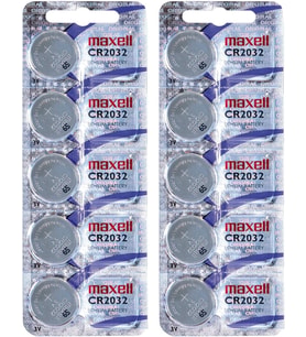 Lexroo CR2032 2032 düğme pil, toplam 10 adet