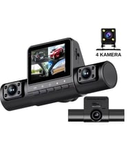 SChitec 2 İnç Ekranlı 4 Kameralı Araç İçi Kamera (Ön + Arka + Sağ + Sol) Full HD G-Sensörlü