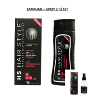 Hs Hair Style Şampuan + Procopil Sprey Set (Saç Ekim Sonrası ve Saç Dökülmesi)