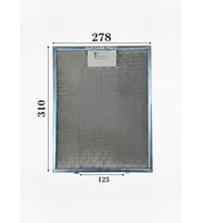 27.8 x 31 cm Aspiratör Davlumbaz Metal Yağ Filtresi 278x310mm