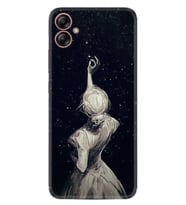Samsung Galaxy A04E Kılıf Resimli Desenli Baskılı Silikon Star Woman 1332