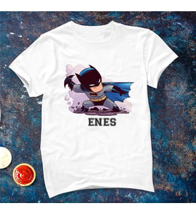 Batman Tişörtü ( Çocuk - Büyük ) Kişiye Özel