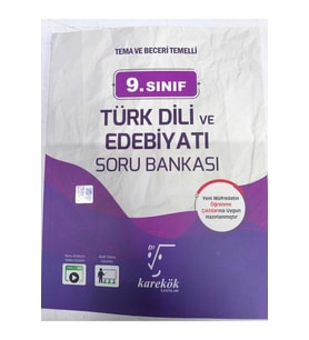 Karekök Yayınları KAREKÖK YAYINLARI 9.SINIF TÜRK DİLİ VE EDEBİYATI SORU BANKASI 2025 YENİ BASKI (Çok Renkli)