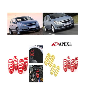 Opel Corsa D 2006-2015  Uyumlu Apexi 3.5 cm Spor Helezon Yay