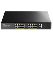 CUDY FS1018PS1 16 Port 10/100 1-SFP 200w Full PoE Yönetilemez Switch