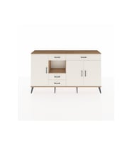 Arges Konsol 4 Raflı 4 Çekmeceli 3 Kapaklı 176x30x99 Çam-Aytaşı