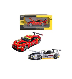 BMW M6 GT3 Metal Model Araba Beyaz Sesli Işıklı Açılır Kapılı 1:24