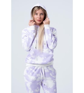 Kadın Batik Kapüşonlu Sweatshirt