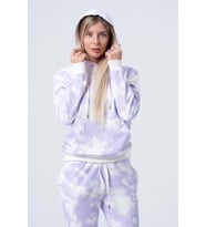 Kadın Batik Kapüşonlu Sweatshirt