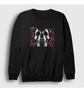 Presmono Unisex Siyah Deftones Sweatshirt 138750tt