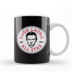 Hugh Laurie All Star Converse Logo Kupa Bardak Porselen