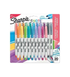 Sharpie Snote Kreatif Markör, Kesik Uç 20'li Blist
