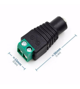 2.1mm Adaptör Klemens Dönüştürücü Terminal 24VDC 5A
