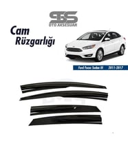 Cam Rüzgarlığı Ford Focus 2011-2017 Sedan Mügen Tip Piano Black