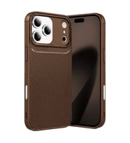 İphone 17 Auto Focus Karbon Kapak - Kahverengi