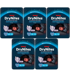 Drynites Emici Gece Külodu/Külot Bez Erkek 13+ Yaş (48-60KG) X Large 100 Adet Mega Pk (5PK*20)