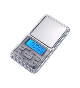 Benturk Hassas Elektronik Cep Terazisi Tartı 500 gr (Silver)