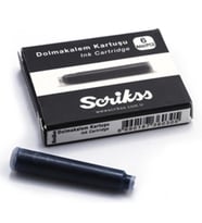 SCRIKSS DOLMA KALEM KARTUŞU 6'LI SİYAH