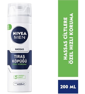 Nıvea Men Traş Köpüğü Hassas 200 Ml