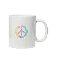 Kupa Bardak Peace Hippie Peace Symbols