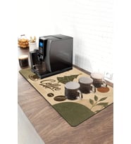 Valerine Life Barista Kahve Barı Matı 40x90cm Espresso Makinesi Çaycı Altlığı Noel Kahvesi