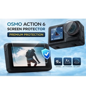 DJI Osmo Action 6 Ekran Koruma Seti