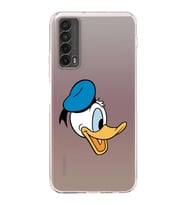 Huawei P Smart 2019  Kamera korumalı Kapak Donald Duck Tasarımlı  Şeffaf Kılıf