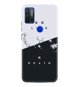 Reeder P13 Blue Max Pro Kılıf Desenli Silikon Life and Death 1339