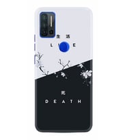 Reeder P13 Blue Max Pro Kılıf Desenli Silikon Life and Death 1339