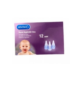 Alvita Nazal Aspiratör 12 Adet Yedek Uç