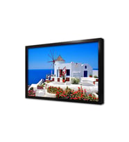 Santorini Adası Çerçeveli Mdf Tablo