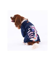 Pawstar Köpek Navy Blue Giraffe Pyjamas Large Sırt33cm Göğüs46cm Boyun30cm