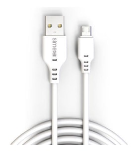 Simex Longly Micro Data Kablosu SPK-08 Beyaz 2 metre