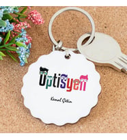 İsme Özel Optisyen Papatya Anahtarlık