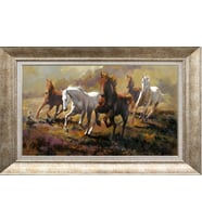 GÜMÜŞ ÇERÇEVELİ TABLO N628