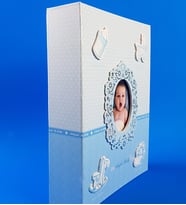 200'LÜK 10X15 MAVİ BEBEK FOTOĞRAF ALBÜMÜ