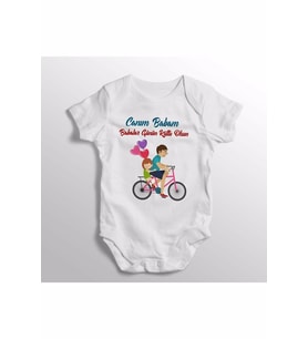 Canım Babam Babalar Günün Kutlu Olsun Yazılı Baskılı Bebek Zıbını