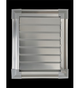 40x60 Alüminyum Krom Eloksal Banyo Wc Havalandırma Panjuru