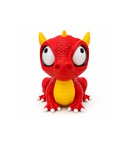 3Dmarketi 3D Baskı Sevimli Kırmızı Ejderha Figür - Çocuk Odası ve Masa Dekoru 16x18x19 cm