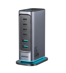 Joyroom JR-TCM02 65W 6 İn 1 Masa Üstü Şarj Adaptörü Ve Standı