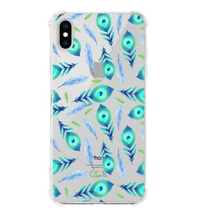 PrintiFy Apple iPhone XS Uyumlu Nazar Boncuğu 3 Baskılı Şeffaf Köşe Korumalı Antişok Kılıf