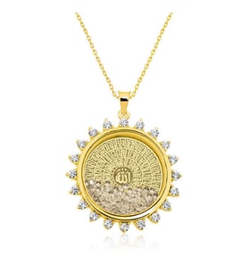 Gümüş Gold Esmaül Hüsna Bayan Kolye