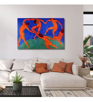 Tekli Yatay Kanvas Tablo Henri Matisse Dans İsimli Eseri