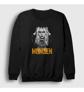Presmono Unisex Siyah Taylor Momsen V2 The Pretty Reckless Sweatshirt 389058tt