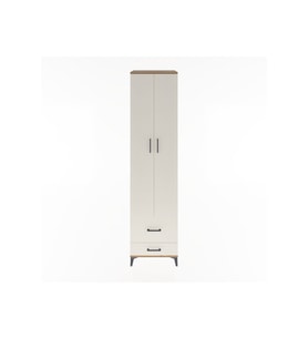 Hyperion Dolap 5 Raflı 2 Çekmeceli 2 Kapaklı 60x44x243 Çam-Aytaşı