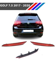 VW Golf 7.5 Arka Tampon Reflektörü Sol ve Sağ Takım 2017 - 2020