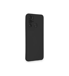 Newface Tecno Pova Neo Kılıf Nano içi Kadife Silikon - Siyah