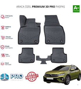 Volkswagen TAIGO ARACA ÖZEL 3D PASPAS 2020 2021 2022 2023 2024
